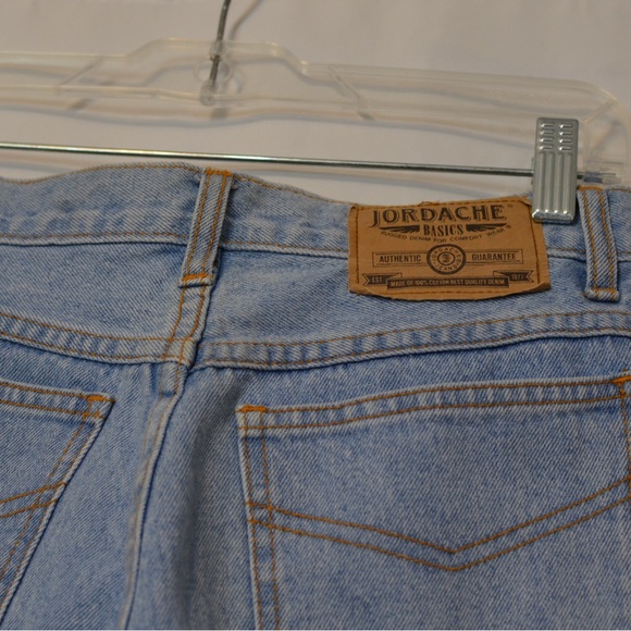 Jordache High Rise Jeans Blue Women's Medium - Picture 6 of 8